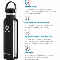 Best reviews of 🤩 Best reviews of 😍 Hydro Flask Water Bottles 24oz Standard Mouth Water Bottle 👍 ⭐ -Hiking & Camping Essentials Sales Store BK D1 1
