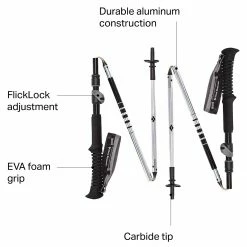 Coupon 🎁 Promo ⭐ Black Diamond Trekking Poles Distance FLZ Trekking Poles ✨ 😀 -Hiking & Camping Essentials Sales Store ICE D4