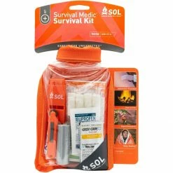Best Sale 🤩 Best Pirce 🧨 Adventure Ready Brands First Aid SOL Survival Medic in Dry Bag 💯 👏 -Hiking & Camping Essentials Sales Store ONECOL D2 49