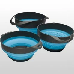 Deals 🥰 Buy ⌛ Adventure Ready Brands Books, Maps & Games SOL Flat Pack Bowls & Strainer Set 🎉 🌟 -Hiking & Camping Essentials Sales Store ONECOL D4 12